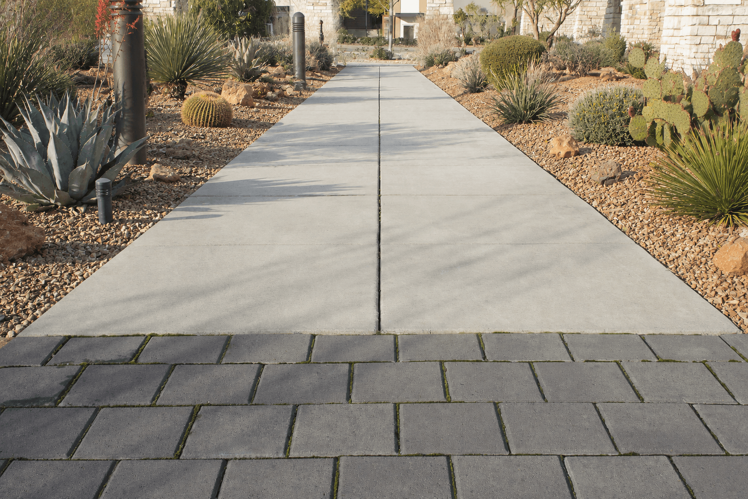 Walkways — LandUp concrete installation, Phoenix AZ