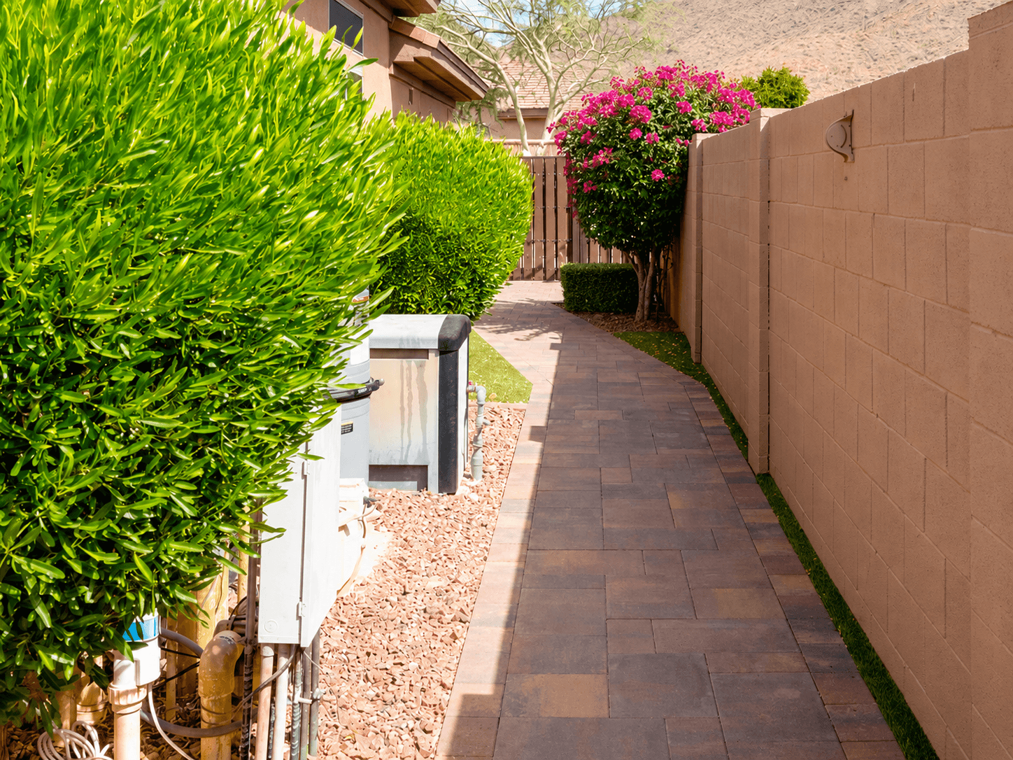 Paver walkway and front path — Chandler, AZ