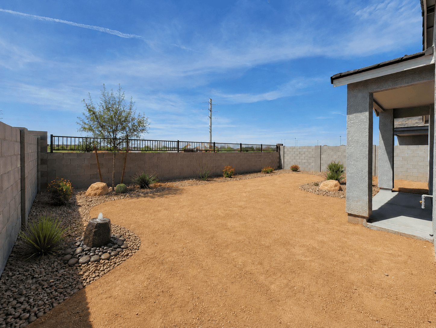 Accent Features — LandUp rock installation, Phoenix AZ