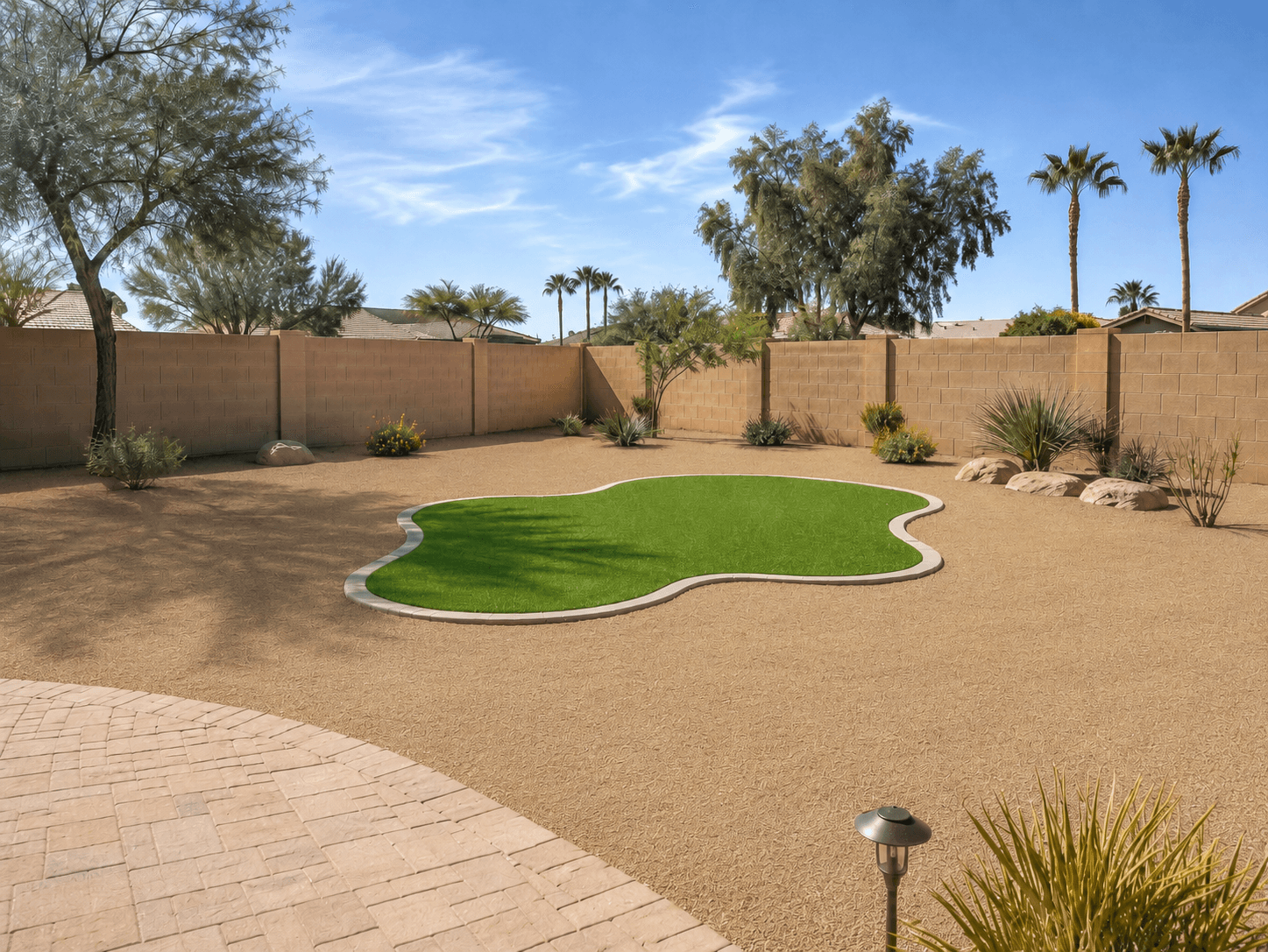 Desert Ground Cover / DG — LandUp rock installation, Phoenix AZ